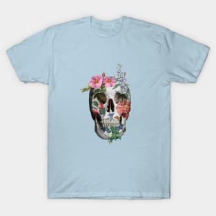 Skull and flowers T-Shirt